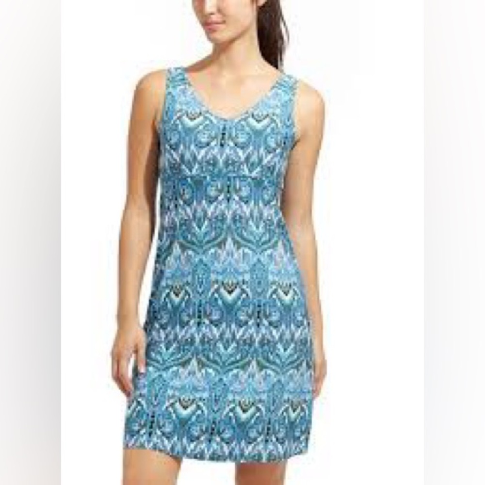 Athleta, Printed Santorini 3.0 Summer Opal Dress, Sz S